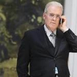 Billionaire Robert Mercer spoke on the phone during the 12th International Conference on Climate Change in March.