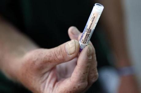 A new study tracked what happened to thousands of people who received the overdose rescue drug naloxone, commonly known by the brand name Narcan (above). 
