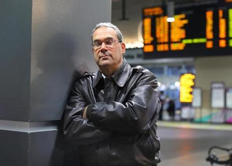 Jim Yarin was arrested at North Station last week on a commuter rail platform after presenting a faded train ticket. 

