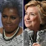 Former Democratic National Committee chairwoman Donna Brazile (left) says she considered selecting Joe Biden to replace Hillary Clinton (right) on the November 2016 ballot.