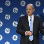 General Electric chief executive John Flannery addressed investors Monday at a meeting in New York.