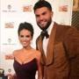 NESN's Kacie McDonnell and free agent first baseman Eric Hosmer at last weekend?s Gold Glove ceremonies in New York.