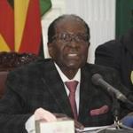 Zimbabwean President Robert Mugabe spoke Sunday from the State House in Harare.