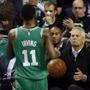 Has Kyrie Irving won over Danny Ainge when it comes to believing that earth is flat?