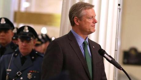 Governor Charlie Baker said investigators will ?get to the bottom? of what transpired between State Police and the Worcester County prosecutors over an altered arrest report. 
