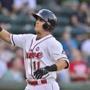 Prospect Michael Chavis is pictured in action for the Red Sox Single A affiliate Greenville Drive. (Steve Wallace/Greenville Drive)