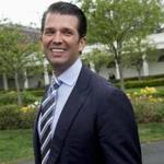 (FILES) This file photo taken on April 17, 2017 shows Donald Trump, Jr., son of US President Donald Trump, attending the 139th White House Easter Egg Roll on the South Lawn of the White House in Washington, DC. Donald Trump Jr set off a sour reaction on Twitter with a Halloween tweet in which he joked he'll teach his three-year-old daughter about socialism by taking away half her candy. 