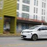 NuTonomy's driverless car takes a spin around Drydock Ave.