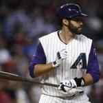 Arizona Diamondbacks' J.D. Martinez steps in to bat against the Colorado Rockies during the seventh inning of a baseball game Thursday, Sept. 14, 2017, in Phoenix. The Diamondbacks defeated the Rockies 7-0. (AP Photo/Ross D. Franklin)