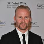 Director Morgan Spurlock speaks on stage during an In Conversation on day six of the 14th annual Dubai International Film Festival held at the Madinat Jumeriah Complex on Monday.