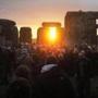 The winter solstice at Stonehenge in England in 2011. 