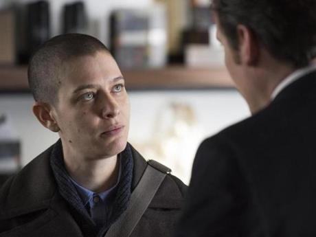 Asia Kate Dillon in a scene from ?Billions.?
