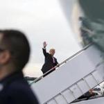 President Trump departed Palm Beach, Fla., on Monday for Washington.