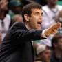 Boston, MA - 5/15/2017 - (1st quarter) Boston Celtics head coach Brad Stevens has guided his team into the Eastern Conference Finals. The Boston Celtics host the Washington Wizards in Game 7 of the Eastern Conference Semi-Finals at TD Garden. - (Barry Chin/Globe Staff), Section: Sports, Reporter: Adam Himmelsbach, Topic: 16Celtics-Wizards, LOID: 8.3.2508922496.