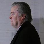 Steve Bannon, former advisor to President Trump, arrived at a House Intelligence Committee closed door meeting Tuesday in Washington, DC. 