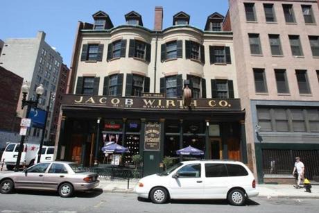 Historic beer hall Jacob Wirth Co. in Boston. 
