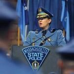 ?Each of you will have the opportunity to play an important role in the future of the Massachusetts State Police,? Colonel Kerry Gilpin told the graduating class of 174 troopers.