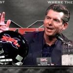 FILE - In this Feb. 3, 2000, Vince McMahon, chairman of the World Wrestling Federation, speaks during a news conference in New York. The XFL is set for a surprising second life, McMahon announced Thursday, Jan. 25, 2018. McMahon said the XFL would return in 2020 but offered few other details about the late winter/early spring football league. (AP Photo/Ed Bailey, File)