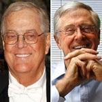 Brothers David (left) and Charles Koch want to ensure that gains on tax policy remain in place.