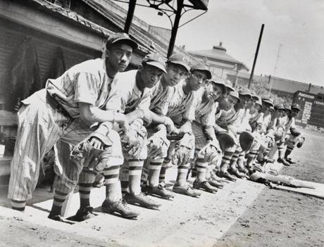 Photograph of Negro League Baseball Team, The Cubans, part of a collection being auctioned by Boston-based Skinner Auctioneers.  
