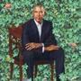 Kehinde Wiley?s portrait of former President Obama.