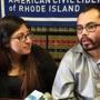 Lilian Pahola Calderon Jimenez and her husband, Luis Gordillo, spoke at a press conference in Providence on Feb. 14.