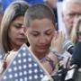 Marjory Stoneman Douglas High School student Emma Gonzalez spoke at a rally for gun control at the Broward County Federal Courthouse in Fort Lauderdale, Fla.