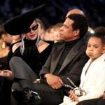 Beyonce, Jay-Z, and their daughter, Blue Ivy. 