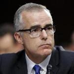 Andrew McCabe at a Senate Intelligence Committee hearing.