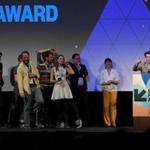 Jim Cummings and the cast and crew of ?Thunder Road? accepted the narrative feature prize at Sundance.