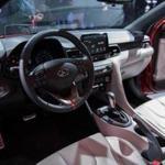 The National Highway Traffic Safety Administration has opened an investigation into a series of deadly crashes in which airbags in Hyundai and Kia cars failed to inflate. Above: The interior of a Hyundai Veloster.