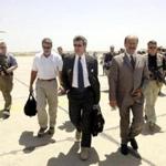 Paul Bremer on his way out of Iraq in 2004.