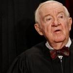 Associate Justice John Paul Stevens sat for a photograph during the final days of his tenure in 2009.  