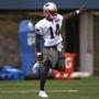Foxborough, MA - 9/14/2017 - New England Patriots wide receiver Brandin Cooks (14) during the stretching only portion of Patriots practice in Foxborough. - (Barry Chin/Globe Staff), Section: Sports, Reporter: Jim McBride, Topic: 15Patriots Practice, LOID: 8.3.3725816546.