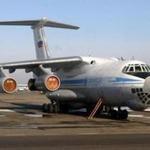 (FILES) In this file photo taken on March 04, 2004 a Russian Ilyushin 76 (IL-76) plane is seen at Moscow's airport. Around 100 Algerian military personnel were on board an army plane that crashed on April 11, 2018 near an airbase outside the capital, a military source told AFP. The aircraft is an Ilyushin II-76, which is capable of carrying around 120 passengers, according to the source, who did not want to be named. / AFP PHOTO / STRSTR/AFP/Getty Images