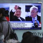 A TV screen in Seoul showed file footage of President Trump and North Korean leader Kim Jong Un. Five locations are under consideration to host their summit. 