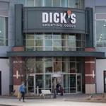CHICAGO, IL - FEBRUARY 28: A sign hangs outside of a Dick's Sporting Goods store on February 28, 2018 in Chicago, Illinois. Citing the recent shooting at Stoneman Douglas School in Parkland, Florida, the sporting goods retailer announced today that it would no longer sell firearms to anyone under 21 years of age, no longer sell high capacity magazines, and would no longer sell assault-style rifles at any company owned stored. (Photo by Scott Olson/Getty Images)