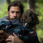 John Krasinski (left) and Noah Jupe in a scene from ?A Quiet Place.?