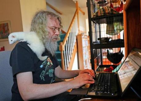 B.J. Herbison, 58, a retired software developer in Bolton, checks his financial prospects daily at home. ?A lot of these market moves are overreactions,? he said.
