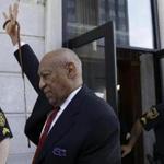 Bill Cosby departed after his sexual assault trial Thursday at the Montgomery County Courthouse in Norristown, Pa. 
