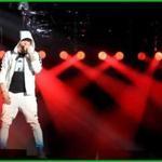 Eminem performing at Coachella last month.
