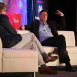 The CEO of athenahealth, Jonathan Bush (right) on stage last month with Steve Clemons, Washington editor-at-large of The Atlantic.