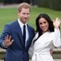 Britain?s Prince Harry and bride-to-be Meghan Markle.  