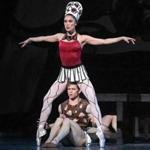 Lia Cirio and Derek Dunn in Boston Ballet?s performance of ?Prodigal Son? by George Balanchine at Boston Opera House. 