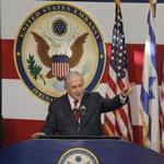 Israeli Prime Minister Benjamin Netanyahu spoke last week during the opening ceremony of the new US Embassy in Jerusalem.