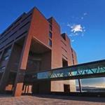 The library building on the campus of UMass Boston in Dorchester.