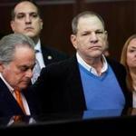 Mandatory Credit: Photo by STEVEN HIRSCH/POOL/EPA-EFE/REX/Shutterstock (9693531h) Harvey Weinstein and Benjamin Brafman Harvey Weinstein arrested in New York, USA - 25 May 2018 Harvey Weinstein (R) stands with his attorney Benjamin Brafman (R) during his arraignment in a criminal courtroom where he was formally charged with multiple counts of sexual assault in New York, New York, USA, 25 May 2018. Weinstein is with facing three felony charges - first-degree rape, third-degree rape, and one out of a criminal sexual act in the first degree.