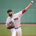 Boston MA 5/28/18 Boston Red Sox starting pitcher David Price delivers a pitch against the Toronto Blue Jays during first inning action at Fenway Park. (photo by Matthew J. Lee/Globe staff) topic: reporter: 