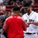 8Boston, MA - 5/26/2018 - Boston Red Sox starting pitcher Drew Pomeranz (31) only lasted 3 and a third innings against the Atlanta Braves. - (Barry Chin/Globe Staff), Section: Sports, Reporter: Julian Benbow, Topic: 27Red Sox-Braves, LOID: 8.4.2006740929.
