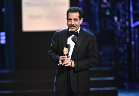 Tony Shalhoub won the Tony Award for best leading actor in a musical, for his performance in ?The Band?s Visit.?
